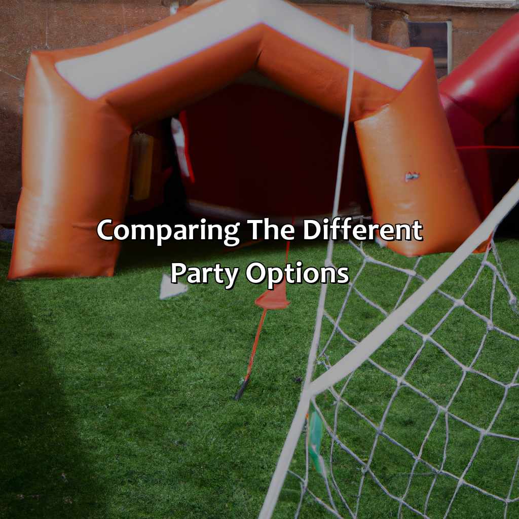 Comparing The Different Party Options  - Archery Tag, Bubble And Zorb Football, And Nerf Parties In Ashford, 