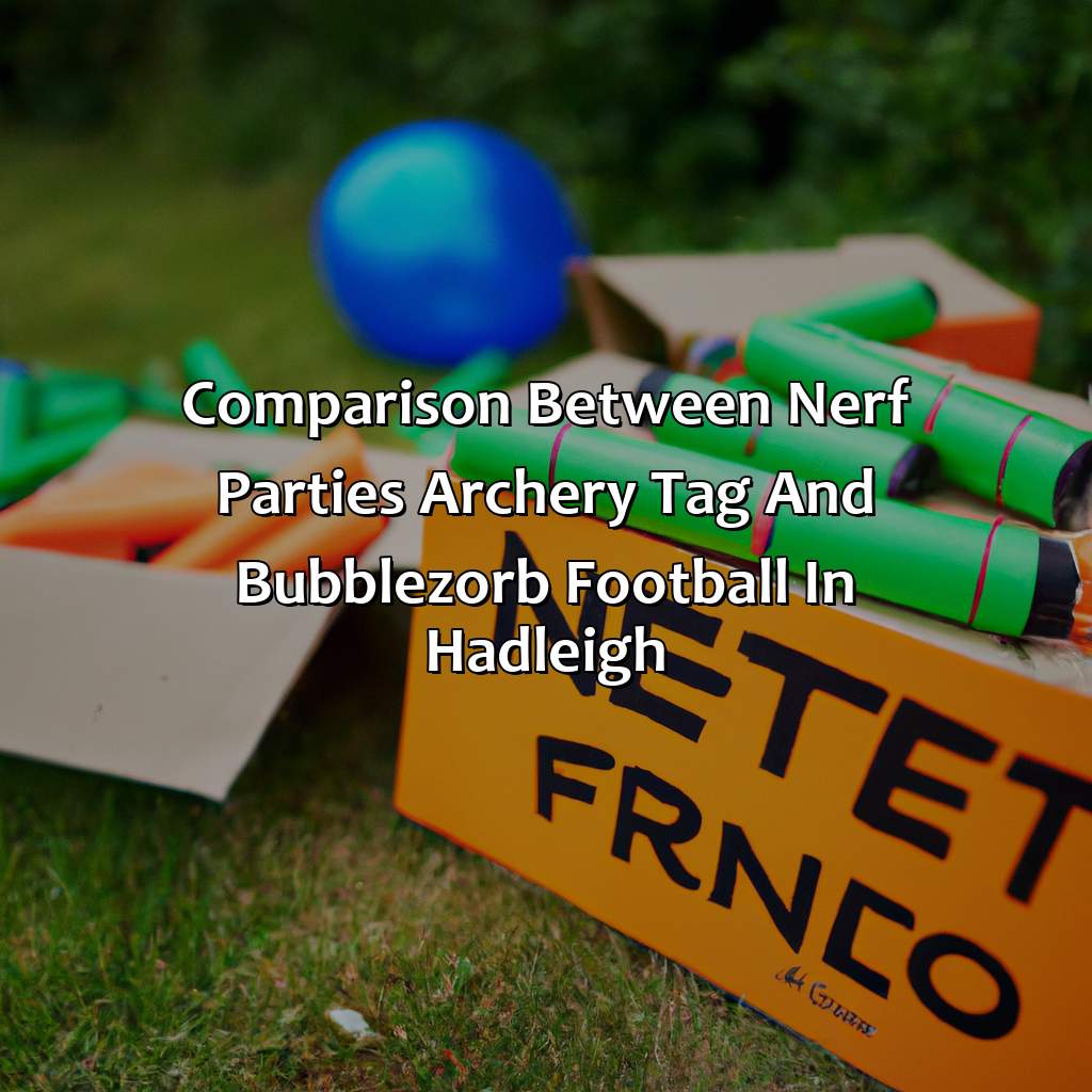 Comparison Between Nerf Parties, Archery Tag, And Bubble/Zorb Football In Hadleigh  - Nerf Parties, Archery Tag, And Bubble And Zorb Football In Hadleigh, 