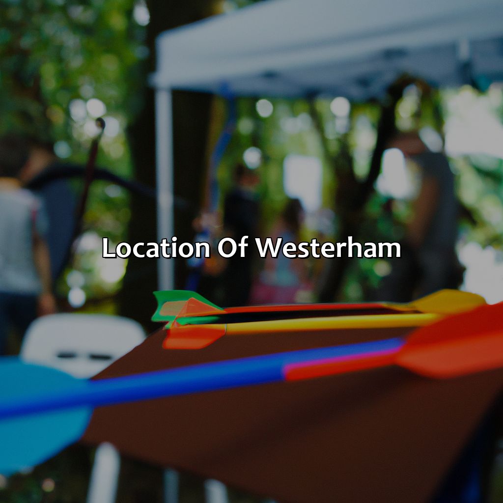 Location Of Westerham  - Nerf Parties, Archery Tag, And Bubble And Zorb Football In Westerham, 